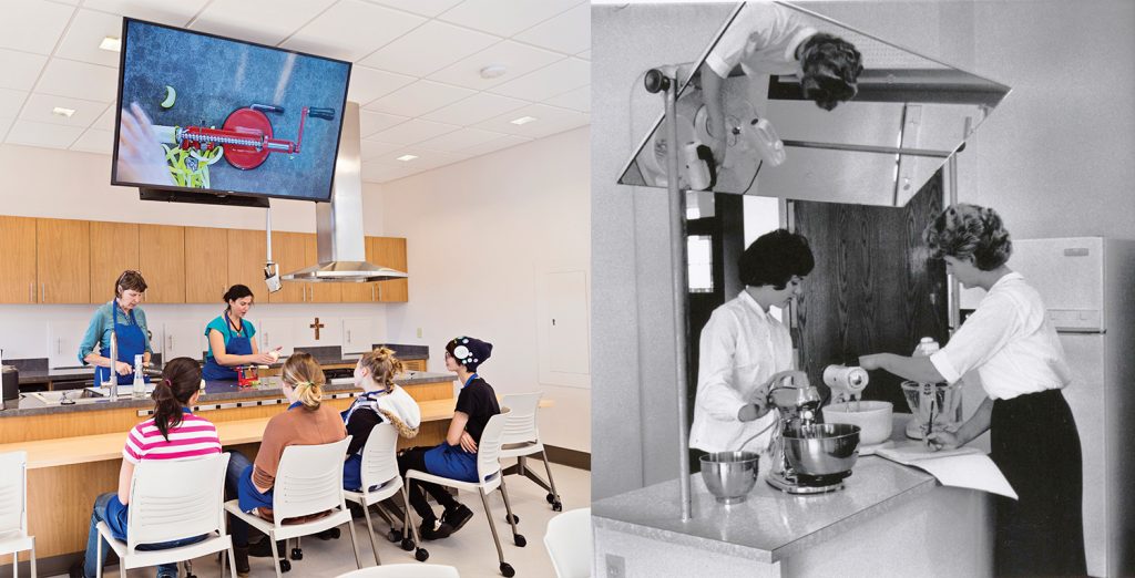 then and now food lab